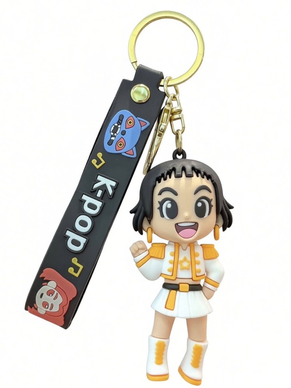 K-pop Demon Hunters Zoey Silicone Keychain Bag Charm